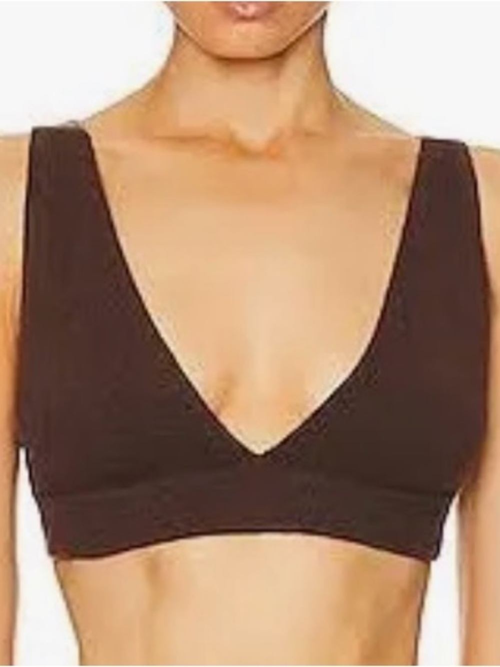 NWT Eterne Willa Cashmere Dark Brown Bralette